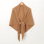 Solid Color Crinkle Chiffon Hijab - Lightweight Scarf for Women (MH040) - SJB-DIAMOND ELITES