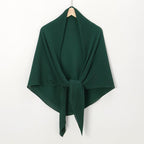 Solid Color Crinkle Chiffon Hijab - Lightweight Scarf for Women (MH040) - SJB-DIAMOND ELITES