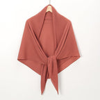 Solid Color Crinkle Chiffon Hijab - Lightweight Scarf for Women (MH040) - SJB-DIAMOND ELITES