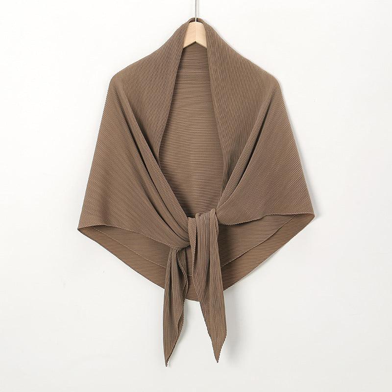 Solid Color Crinkle Chiffon Hijab - Lightweight Scarf for Women (MH040) - SJB-DIAMOND ELITES