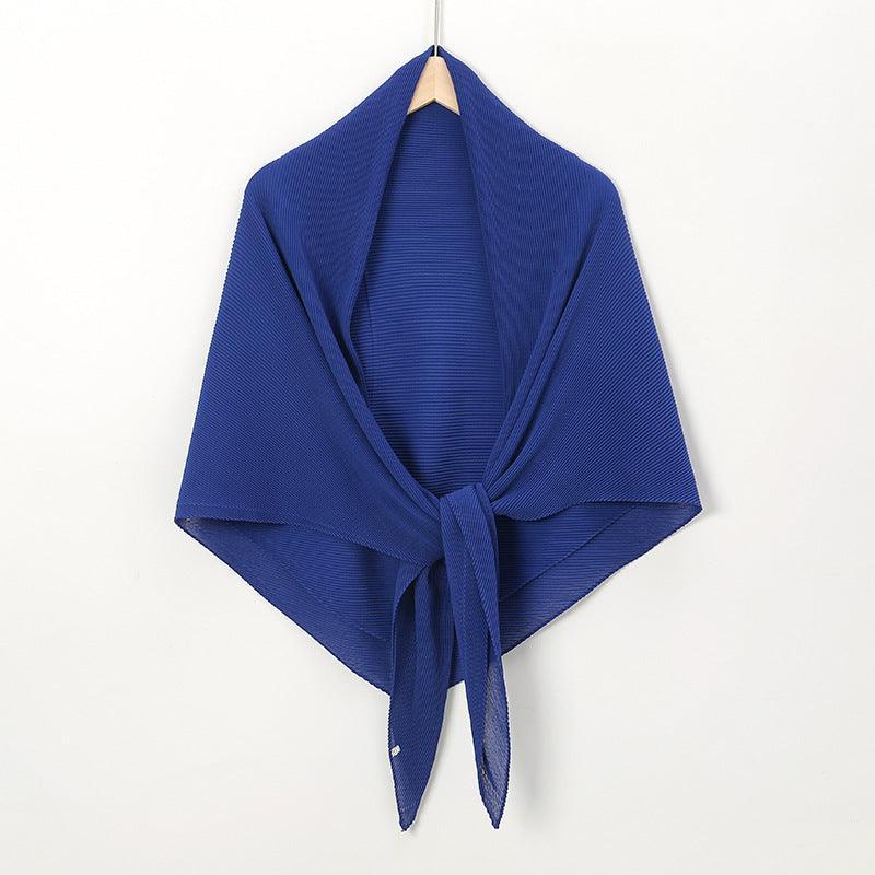 Solid Color Crinkle Chiffon Hijab - Lightweight Scarf for Women (MH040) - SJB-DIAMOND ELITES