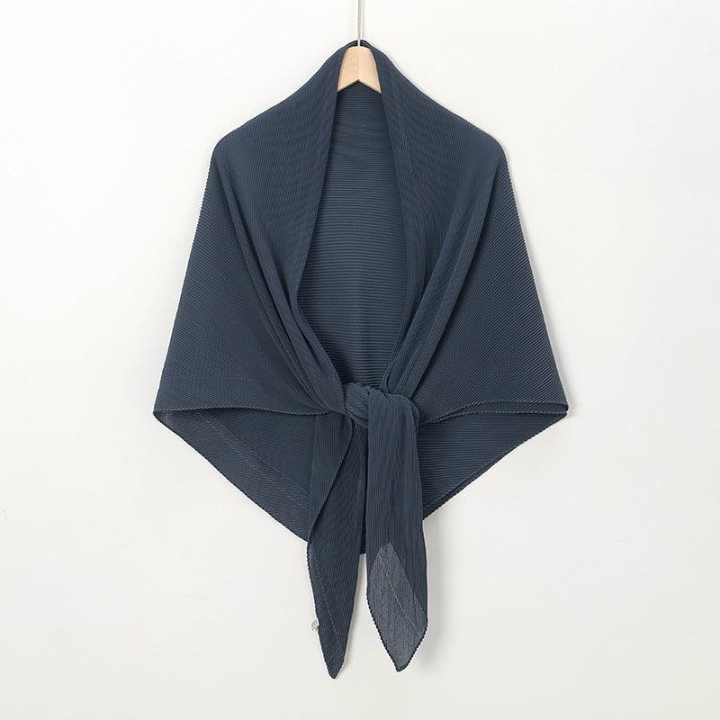 Solid Color Crinkle Chiffon Hijab - Lightweight Scarf for Women (MH040) - SJB-DIAMOND ELITES
