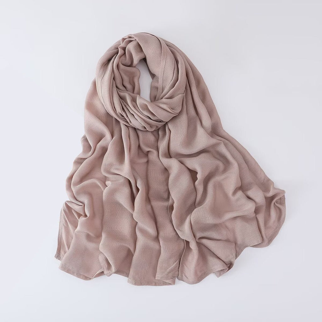 Solid Color Minimalist Versatile Soft Hijab‌ (MH170)