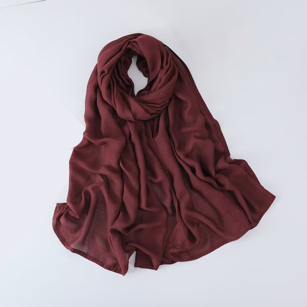 Solid Color Minimalist Versatile Soft Hijab‌ (MH170)