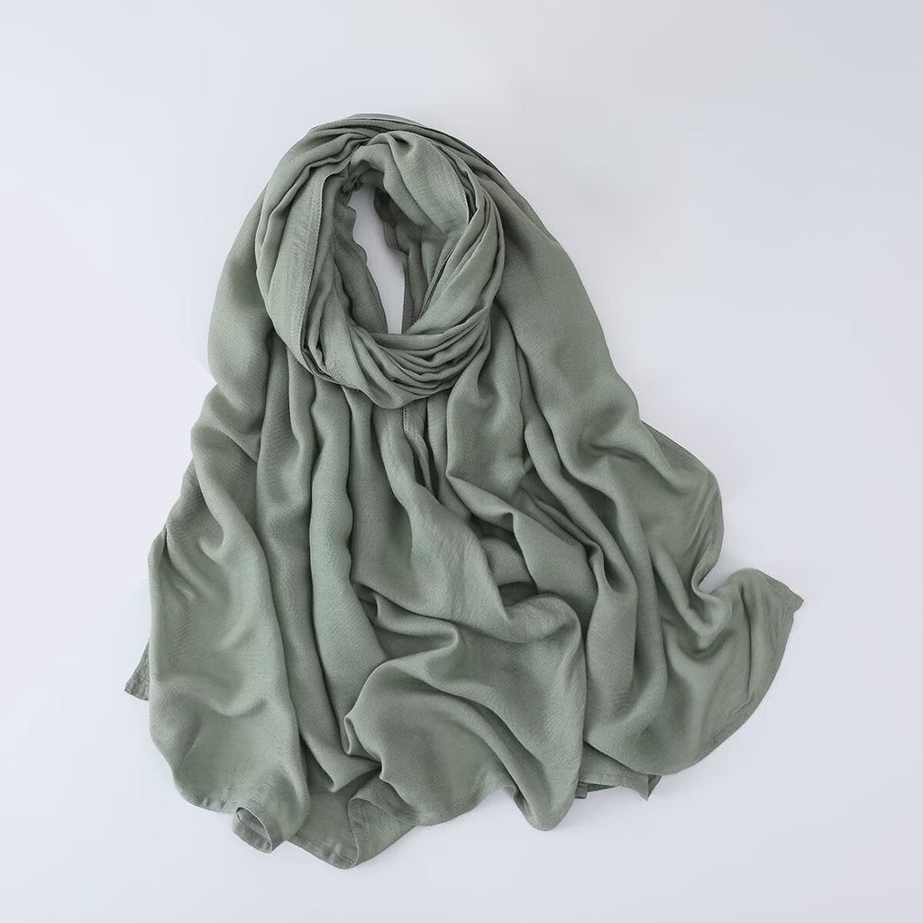Solid Color Minimalist Versatile Soft Hijab‌ (MH170)