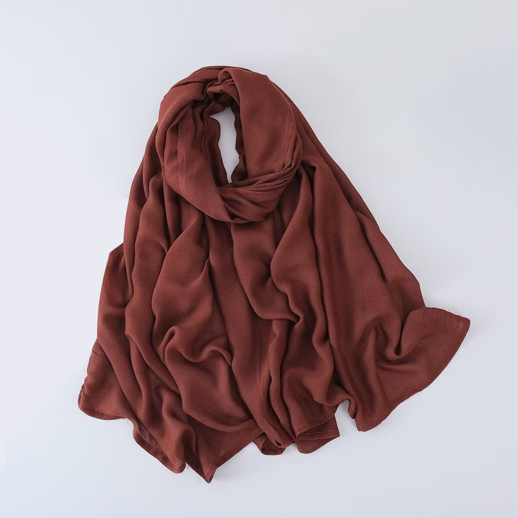 Solid Color Minimalist Versatile Soft Hijab‌ (MH170)