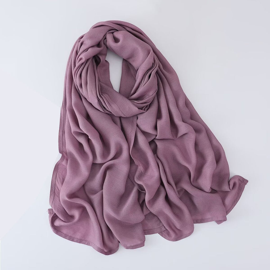 Solid Color Minimalist Versatile Soft Hijab‌ (MH170)