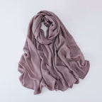 Solid Color Minimalist Versatile Soft Hijab‌ (MH170)