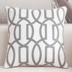 Solid Geometric Cushion Cover Pink Gray Blue Modern Decorative Throw Pillow Case Cushion Case for Room Bedroom Room Decorative Sofa Cushions Throw Pillows Cotton Pillow Covers Pillowcases 45x45