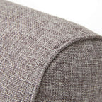 Solid Long Round Maternity Pillow Cotton linen Neck Headrest Body pillow Bed Chair Car Seat Backrest Sleeping Pillow Round Cervical Roll Cylinder Bolster Pillow with Removable Washable Cover, Ergonomically Designed  for Head Neck Spine