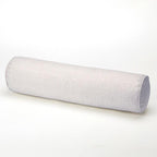 Solid Long Round Maternity Pillow Cotton linen Neck Headrest Body pillow Bed Chair Car Seat Backrest Sleeping Pillow Round Cervical Roll Cylinder Bolster Pillow with Removable Washable Cover, Ergonomically Designed  for Head Neck Spine