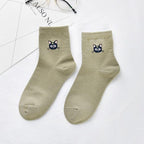 Solid Lovely Patterned Harajuku Socks Cotton Casual Cute Animal New Year Gift Socks For Female Sweat Absorption Breathable Socks For Men And Women Stevvex