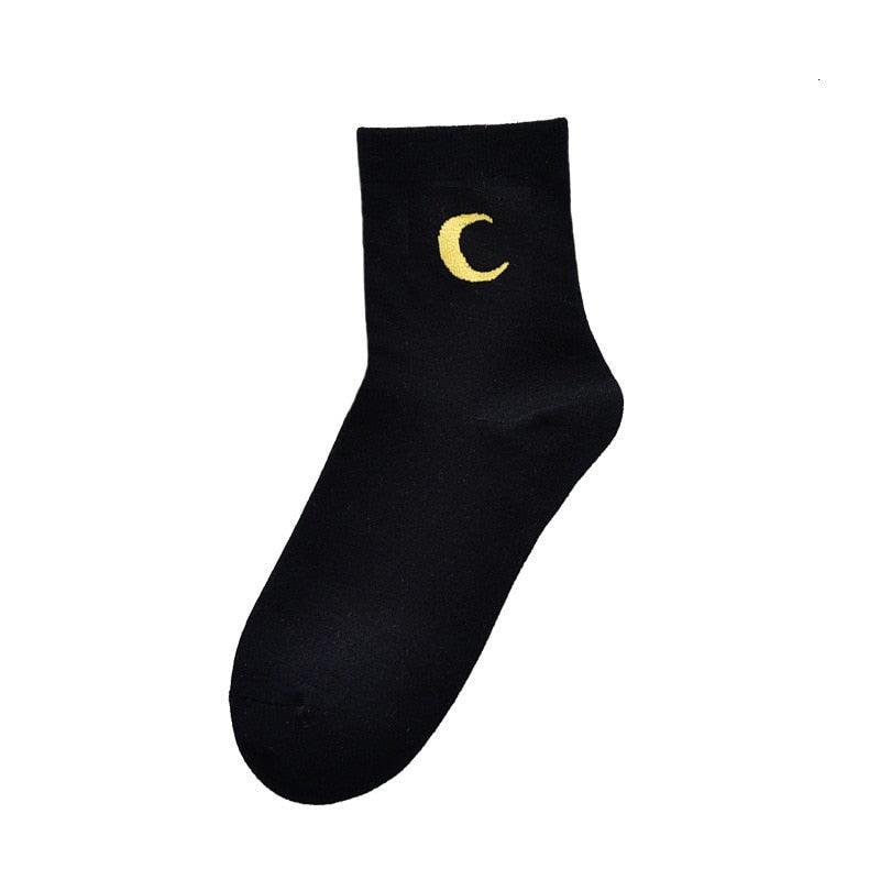 Solid Lovely Patterned Harajuku Socks Cotton Casual Cute Animal New Year Gift Socks For Female Sweat Absorption Breathable Socks For Men And Women Stevvex