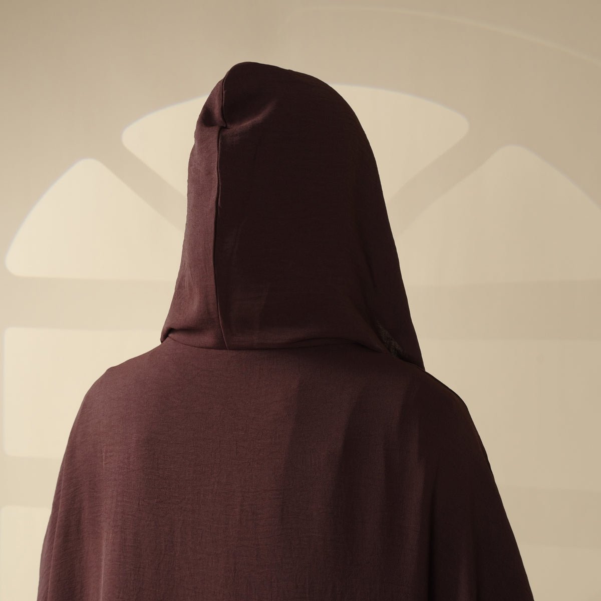 Solid Stylish Jilbab With A Hood | Crepe Jilbab With Attached Hood (MJ015) - SJB-DIAMOND ELITES