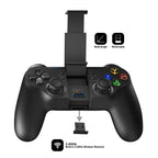 Solid Sustainable Black Bluetooth 2.4GHz Wireless Gamepad Controller Compatible With PC Smartphones Laptop Stevvex