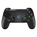 Solid Sustainable Black Bluetooth 2.4GHz Wireless Gamepad Controller Compatible With PC Smartphones Laptop Stevvex
