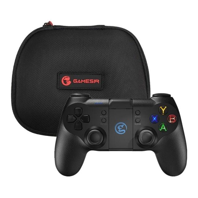 Solid Sustainable Black Bluetooth 2.4GHz Wireless Gamepad Controller Compatible With PC Smartphones Laptop Stevvex