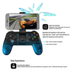 Solid Sustainable Black Bluetooth 2.4GHz Wireless Gamepad Controller Compatible With PC Smartphones Laptop Stevvex