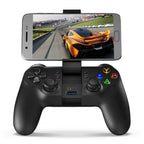 Solid Sustainable Black Bluetooth 2.4GHz Wireless Gamepad Controller Compatible With PC Smartphones Laptop Stevvex