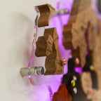 3D Solid Wooden World Map Enjoy The Wood