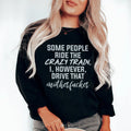 Some People Ride The Crazy Train Sweatshirt Peachy Sunday