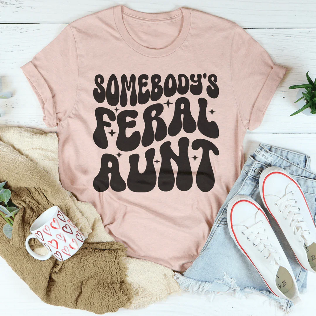 Somebody's Feral Aunt Tee Peachy Sunday
