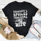 Somebody's Spoiled Truckers Wife Tee Peachy Sunday