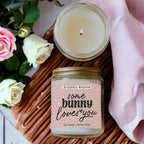 Bluebell Meadow Soy Candle - Fresh Spring Floral Scent, Dewy Petals, Relaxing BandsCo Straps