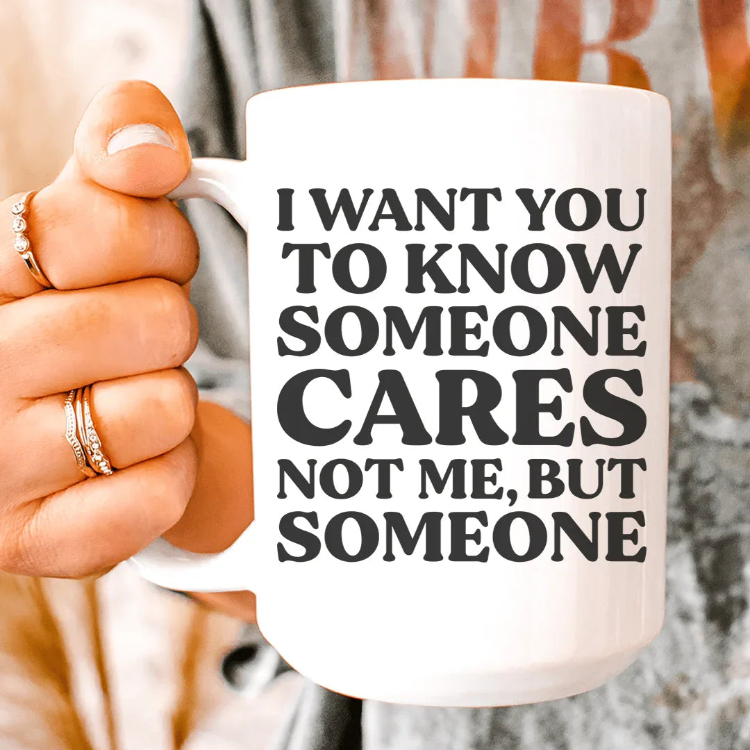 Someone Cares Ceramic Mug 15 oz Peachy Sunday