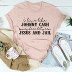 Somewhere Between Jesus & Jail Tee