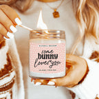 Bluebell Meadow Soy Candle - Fresh Spring Floral Scent, Dewy Petals, Relaxing BandsCo Straps