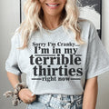 Sorry I'm Cranky Tee Peachy Sunday