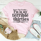 Sorry I'm Cranky Tee Peachy Sunday