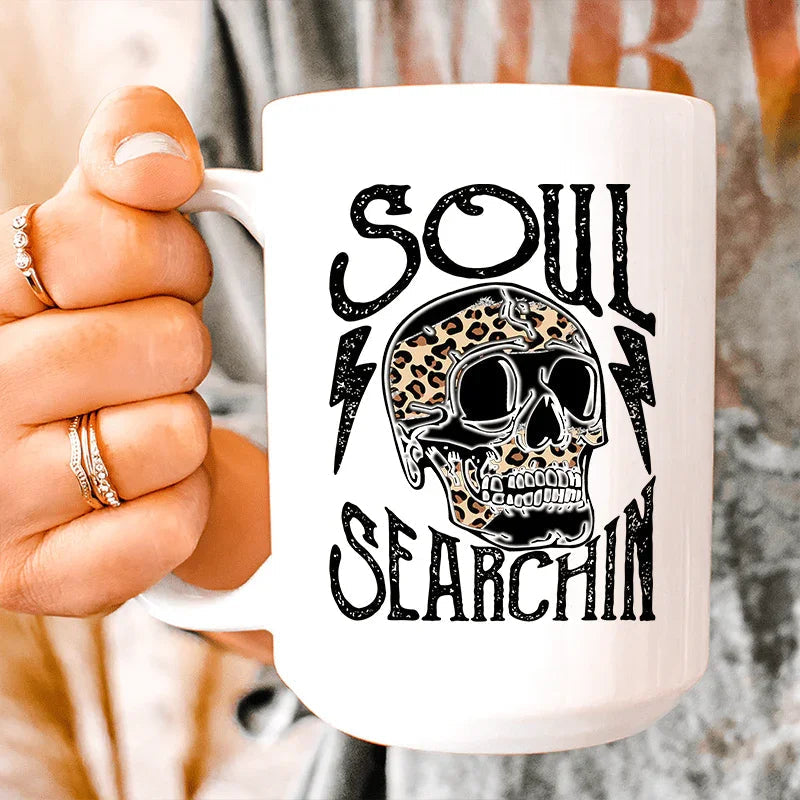 Soul Searchin Ceramic Mug 15 oz Peachy Sunday