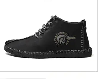 Men's Cotton Shoes - Winter Boots and Oxford Shoes