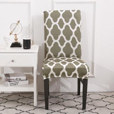 Spandax Stretch Dining Plaid Chair Cover for Sofa And Armchairs Chair Cover Living Room Cover For Office Chaircover Wedding Stretch Parsons Chair Slipcovers Removable Washable Kitchen Chair Protector Cover Stevvex