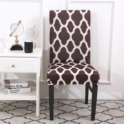 Spandax Stretch Dining Plaid Chair Cover for Sofa And Armchairs Chair Cover Living Room Cover For Office Chaircover Wedding Stretch Parsons Chair Slipcovers Removable Washable Kitchen Chair Protector Cover Stevvex