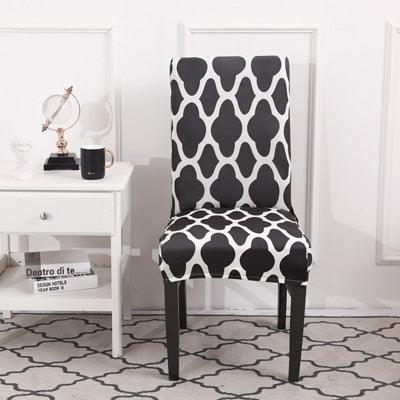 Spandax Stretch Dining Plaid Chair Cover for Sofa And Armchairs Chair Cover Living Room Cover For Office Chaircover Wedding Stretch Parsons Chair Slipcovers Removable Washable Kitchen Chair Protector Cover Stevvex