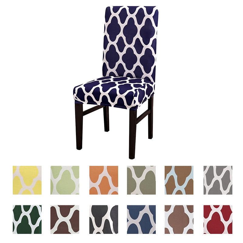 Spandax Stretch Dining Plaid Chair Cover for Sofa And Armchairs Chair Cover Living Room Cover For Office Chaircover Wedding Stretch Parsons Chair Slipcovers Removable Washable Kitchen Chair Protector Cover Stevvex
