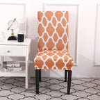 Spandax Stretch Dining Plaid Chair Cover for Sofa And Armchairs Chair Cover Living Room Cover For Office Chaircover Wedding Stretch Parsons Chair Slipcovers Removable Washable Kitchen Chair Protector Cover Stevvex