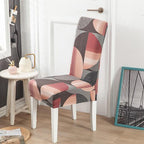 Spandex Chair Cover Stretch Elastic Dining Seat Cover for Banquet Wedding Restaurant Hotel Anti-dirty Removable housse de chaise Chair Covers for Dining Room Stretch Spandex Dining Chair Slipovers Parsons Chair Covers for Dining Room Kitchen Stevvex