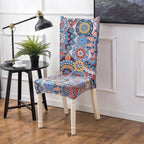 Spandex Chair Cover Stretch Elastic Dining Seat Cover for Banquet Wedding Restaurant Hotel Anti-dirty Removable housse de chaise Chair Covers for Dining Room Stretch Spandex Dining Chair Slipovers Parsons Chair Covers for Dining Room Kitchen Stevvex