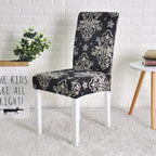 Spandex Chair Cover Stretch Elastic Dining Seat Cover for Banquet Wedding Restaurant Hotel Anti-dirty Removable housse de chaise Chair Covers for Dining Room Stretch Spandex Dining Chair Slipovers Parsons Chair Covers for Dining Room Kitchen Stevvex