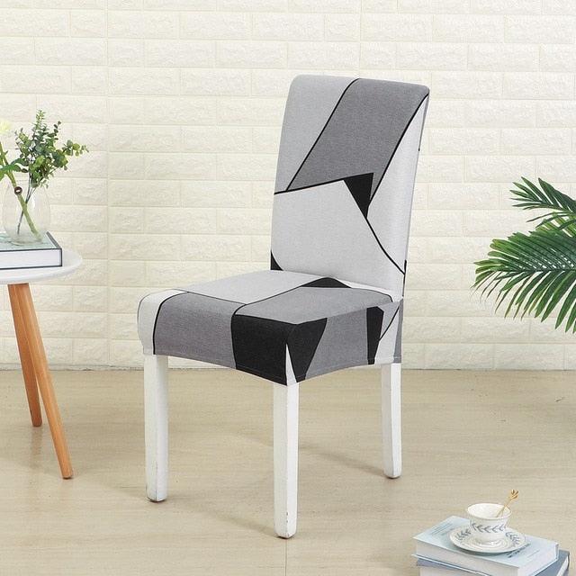 Spandex Chair Cover Stretch Elastic Dining Seat Cover for Banquet Wedding Restaurant Hotel Anti-dirty Removable housse de chaise Chair Covers for Dining Room Stretch Spandex Dining Chair Slipovers Parsons Chair Covers for Dining Room Kitchen Stevvex