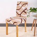 Spandex Chair Cover Stretch Elastic Dining Seat Cover for Banquet Wedding Restaurant Hotel Anti-dirty Removable housse de chaise Chair Covers for Dining Room Stretch Spandex Dining Chair Slipovers Parsons Chair Covers for Dining Room Kitchen Stevvex