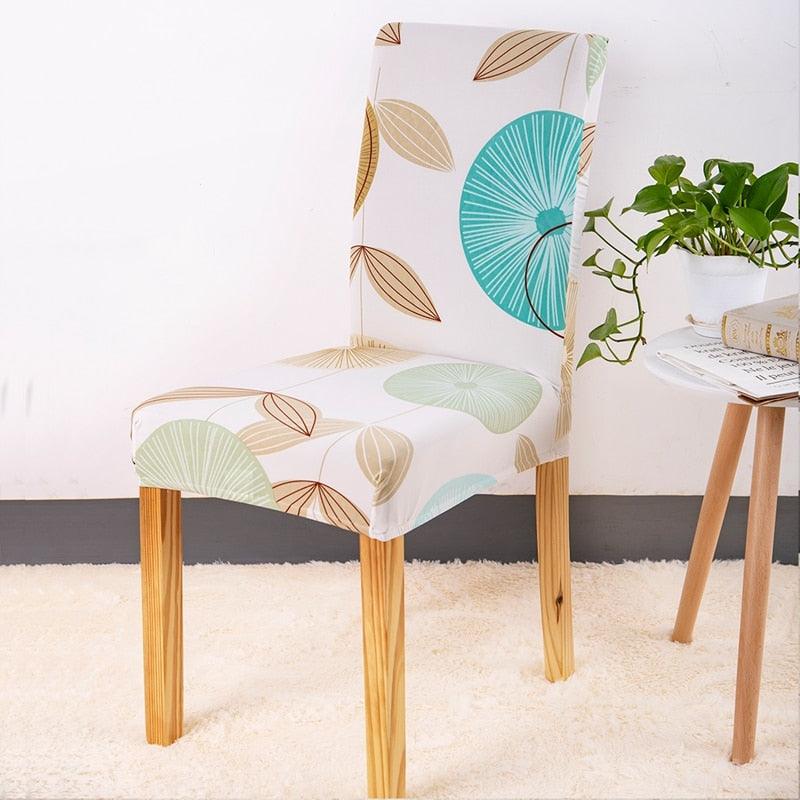 Spandex Chair Cover Stretch Elastic Dining Seat Cover for Banquet Wedding Restaurant Hotel Anti-dirty Removable housse de chaise Chair Covers for Dining Room Stretch Spandex Dining Chair Slipovers Parsons Chair Covers for Dining Room Kitchen Stevvex