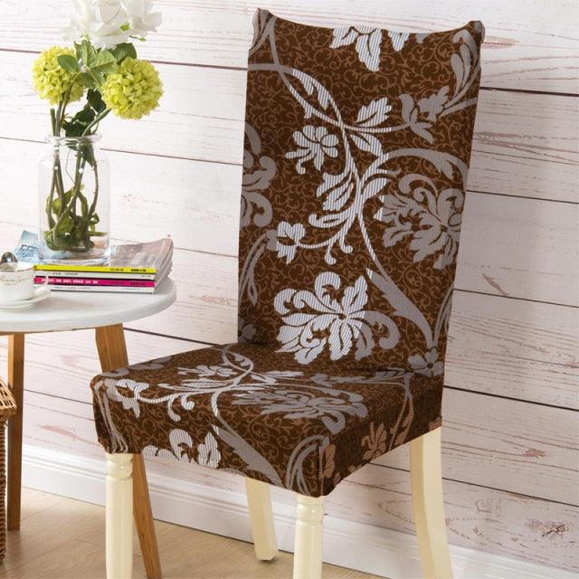 Spandex Chair Cover Stretch Elastic Dining Seat Cover for Banquet Wedding Restaurant Hotel Anti-dirty Removable housse de chaise Chair Covers for Dining Room Stretch Spandex Dining Chair Slipovers Parsons Chair Covers for Dining Room Kitchen Stevvex