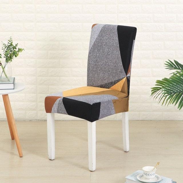 Spandex Chair Cover Stretch Elastic Dining Seat Cover for Banquet Wedding Restaurant Hotel Anti-dirty Removable housse de chaise Chair Covers for Dining Room Stretch Spandex Dining Chair Slipovers Parsons Chair Covers for Dining Room Kitchen Stevvex