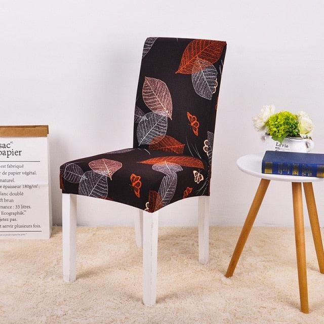 Spandex Chair Cover Stretch Elastic Dining Seat Cover for Banquet Wedding Restaurant Hotel Anti-dirty Removable housse de chaise Chair Covers for Dining Room Stretch Spandex Dining Chair Slipovers Parsons Chair Covers for Dining Room Kitchen Stevvex