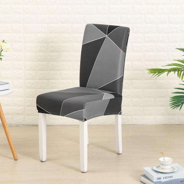 Spandex Chair Cover Stretch Elastic Dining Seat Cover for Banquet Wedding Restaurant Hotel Anti-dirty Removable housse de chaise Chair Covers for Dining Room Stretch Spandex Dining Chair Slipovers Parsons Chair Covers for Dining Room Kitchen Stevvex